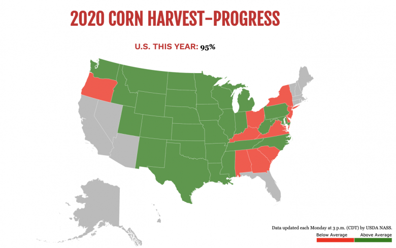cornharvestprogress111620 cornharvestprogress111620