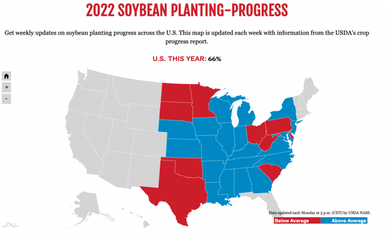 mapa plantado de soja 31/05/22 mapa plantado de soja 31/05/22
