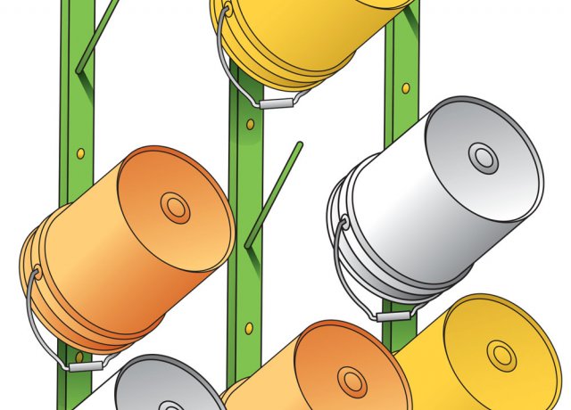 5-Gallon Bucket Rack | Successful Farming